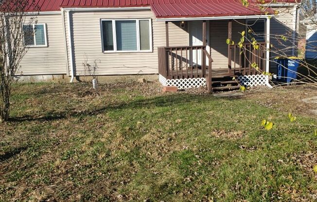 For Rent: 2 Bedroom, 1 Bathroom Home