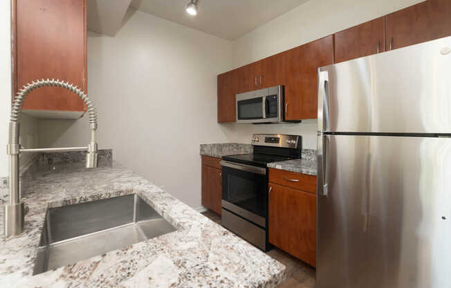Kitchen with Stainless Steel Appliances