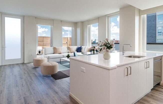 Modern Kitchen at 470 Manhattan, Brooklyn, NY, 11222