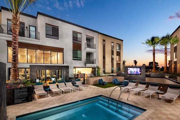 pool at The Lofts at Carlsbad Village, Carlsbad, CA