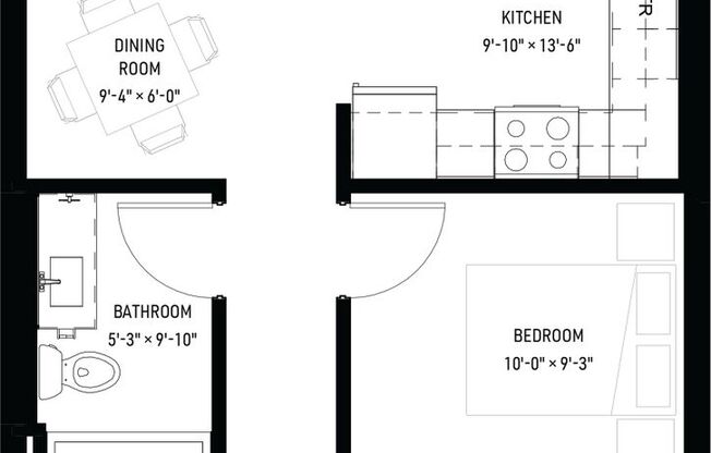 1 bed, 1 bath, 640 sqft, $1,615, Unit W626
