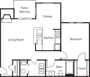 The Chelsea Floor Plan at The Chelsea, Norcross, Georgia