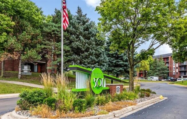 street at Twelve 501 Apartment Homes, Burnsville