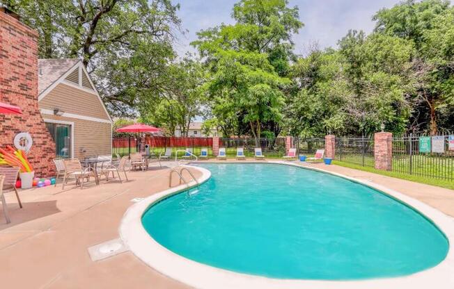 swimming pool at Wichita KS apartment