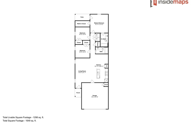 3 beds, 2 baths, $1,445