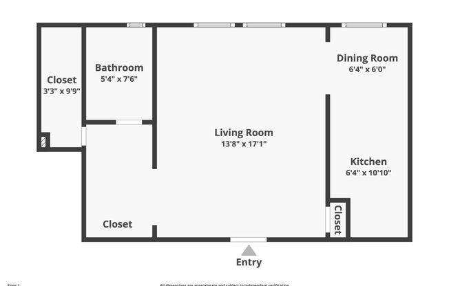 Studio, 1 bath, $1,295, Unit 110