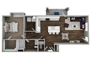 1 bed, 1 bath, 918 sqft, $1,820