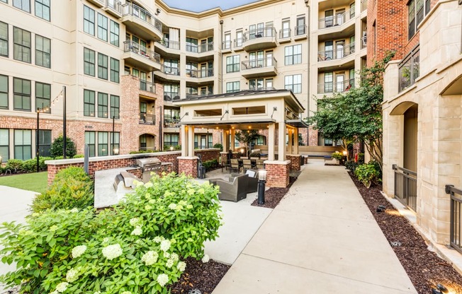 the preserve at cardinal courts apartments patio and courtyard