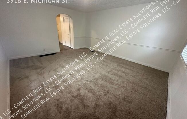 Now Showing this 1 BR, 1BA duplex located at 3918 E. Michigan St., Indianapolis, IN