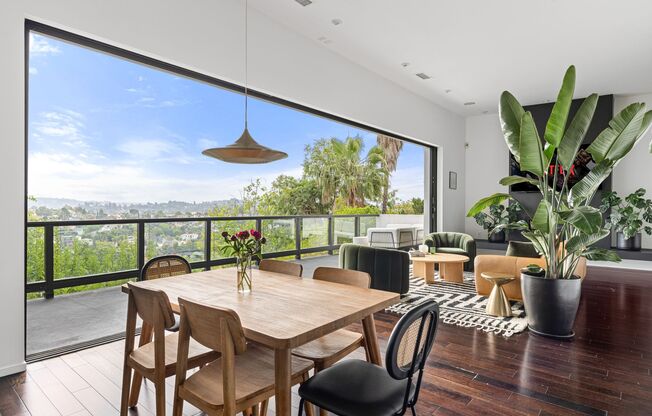 Architectural Contemporary with Panoramic Views & Resort-Caliber Outdoor Living in Franklin Hills