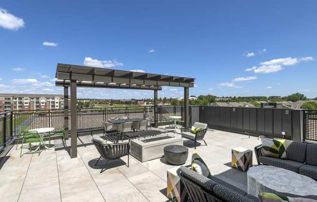 Rooftop Deck at Nuvelo at Parkside Apartments