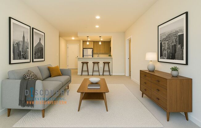 Large Downtown Oakland Two Bedroom Condominium at The Jade