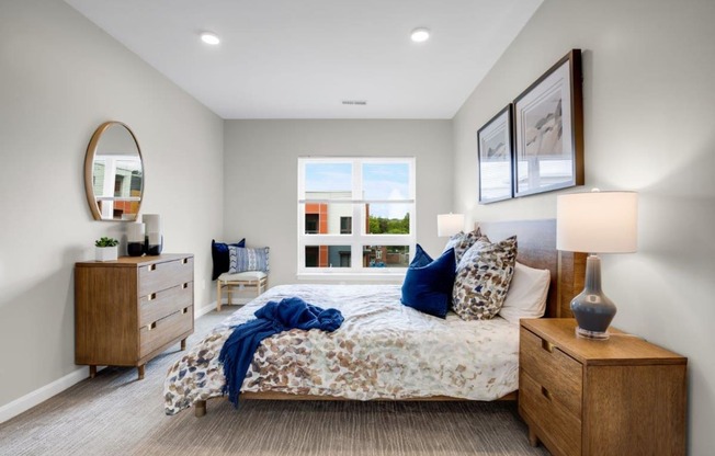 Master Bedroom at 21 East Apartments, North Attleboro, MA, 02760