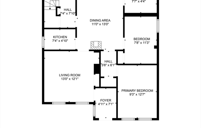 2 beds, 1 bath, 828 sqft, $1,700, Unit A