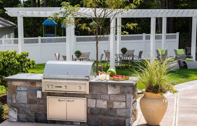 Outdoor Kitchen at East Main, Norton, MA, 02766
