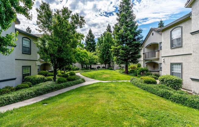 The Commons apartments landscaping