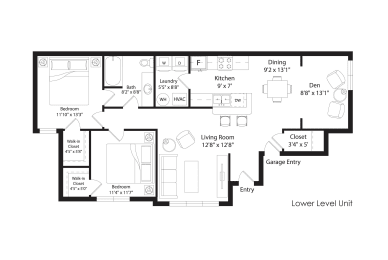 2 beds, 1 bath, 1,161 sqft, $1,802