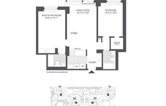 2 beds, 2 baths, 900 sqft, $5,400, Unit 40003P