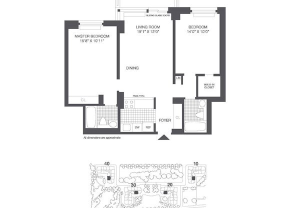 2 beds, 2 baths, 900 sqft, $5,400, Unit 40003P