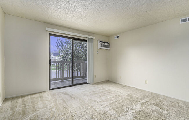 Sliding Glass Doors to a Private Balcony at West Wind Apartments, Fort Wayne, 46808