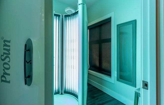 Tanning bed at Forest Hills in Eugene, Oregon