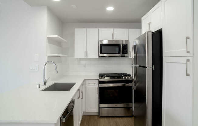 Kitchen with Stainless Steel Appliances