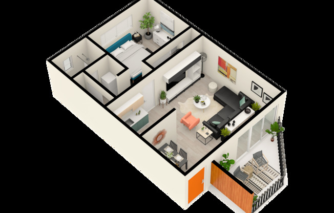 1 bed, 1 bath, 685 sqft, $1,422, Unit 508