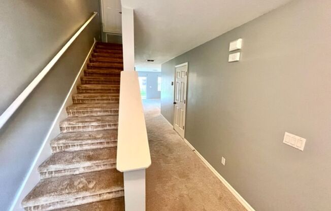 MOVE IN NOW! Charming 2 Beds 2.5 Bath Townhome! 2 MASTER SUITES! Attached one car garage!! Extra large walk in closet in master bedroom!