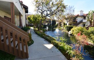 2 BD 1 BA Upstairs Condominium, Gated Community