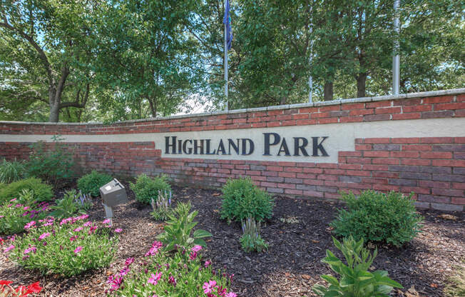 Property Signage at Highland Park, Kansas