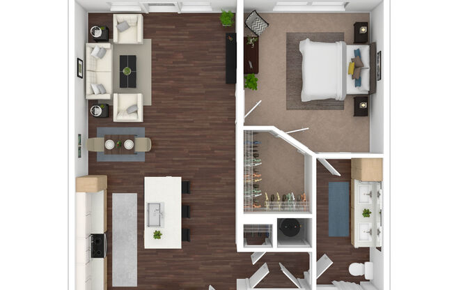 1 bed, 1 bath, 792 sqft, $1,500