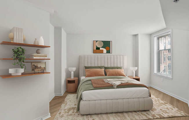 Bedroom with Hard Surface Flooring