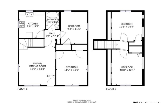 4 beds, 1 bath, $1,200, Unit 11202 (Upper)