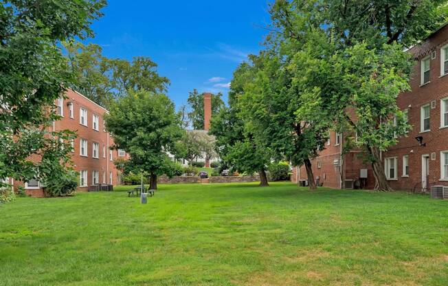 Falkland Chase Apartments in Silver Spring, Maryland Exterior and Courtyard