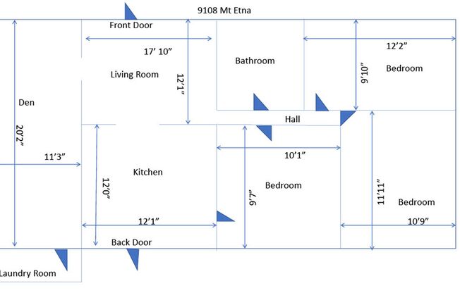 3 beds, 1 bath, $1,300