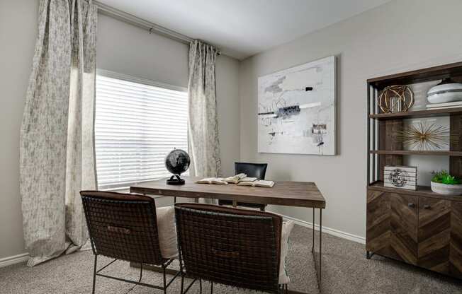 Work Desk at Highland Luxury Living, Lewisville, TX