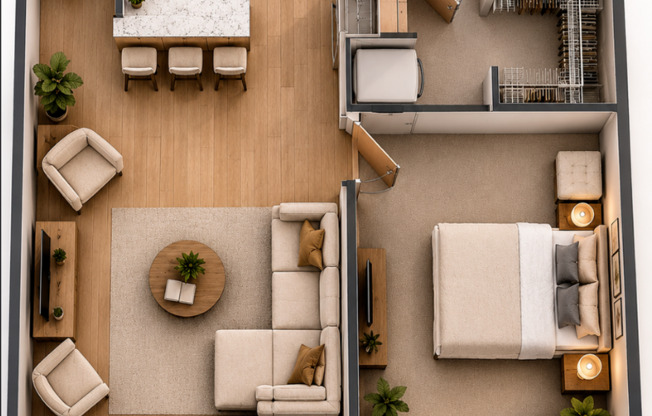 1 bed, 1 bath, $1,200, Unit 111624