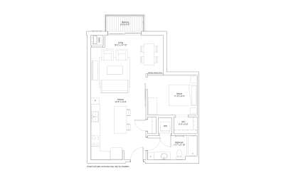 1 bed, 1 bath, 735 sqft, $1,620