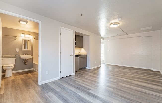 Studio, 1 bath, 331 sqft, $800, Unit 1