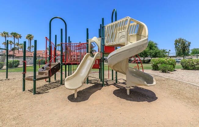 the playground at Tides at Mesa, Mesa, Arizona