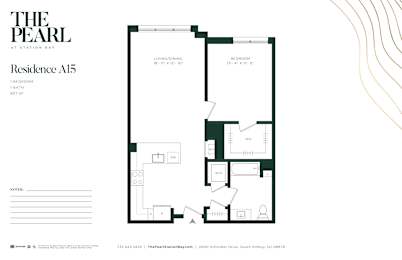 1 bed, 1 bath, $2,595