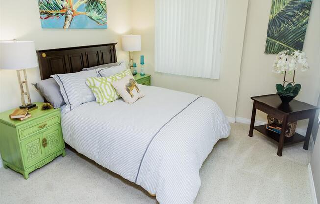 Bedroom With Expansive Windows at Medici Apartment Homes, California, 92203