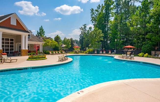 Resort-Inspired Saline Swimming Pool with Lounge Chairs and WiFI Hotspot at Ashby at Ross Bridge, Hoover, AL