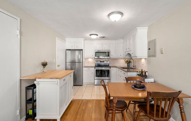 Modern Kitchen - Natural Light - Close to T - Off-Street Parking