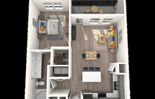 1 bed, 1 bath, 749 sqft, $1,185