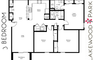 3 beds, 2 baths, 1,400 sqft, $1,759, Unit 515-301