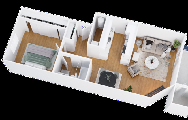 1 bed, 1 bath, 750 sqft, $1,955