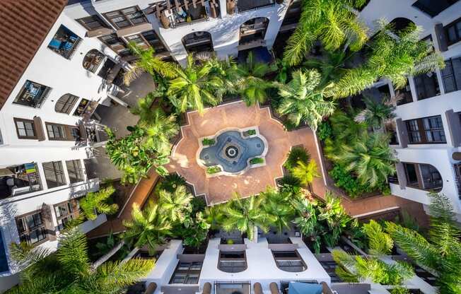 birds eye view of promenade rio vista lanscaping at The Promenade Rio Vista, California