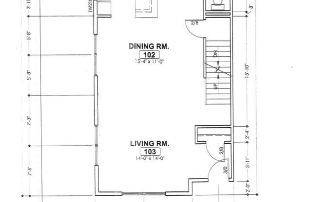 2 beds, 2.5 baths, 2,176 sqft, $1,495, Unit 7