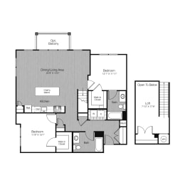 2 beds, 2 baths, 1,444 sqft, $4,545